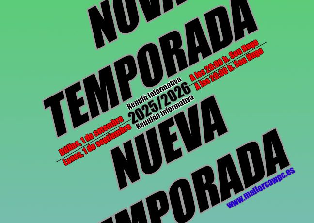 REUNIÓN INFORMATIVA TEMP. 25/26